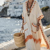 Caftano suknelė "Faustine" – Ocher iš Naxos