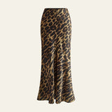 Velira Trousers & Bottoms Women Ruda / S Capri šoniniu pjūviu spausdinta maksi sijonas