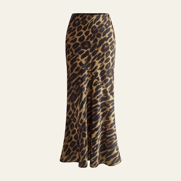 Velira Trousers & Bottoms Women Ruda / S Capri šoniniu pjūviu spausdinta maksi sijonas