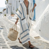 Caftan suknelė "Cassandre" – Jūrinė linija