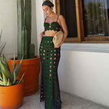 Conjunto Garden Luxe Žalias - Paplūdimio Mada l Velira
