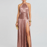 Suknelė Gala Aksominė Plisuota - Mados Šventė l Velira