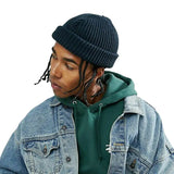Docker Beanie | Unisex trumpas beanie iš 100% medvilnės