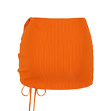 Trikampis Bikinis Oranžinis 3 Dalių - Paplūdimio Mada l Velira