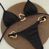 Bikini Aukso Bangos - Paplūdimio Mada l CAROL ERDVĖS MADA