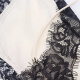 Nėriniuota Halter Suknelė – Asimetriška Vasaros Elegancija