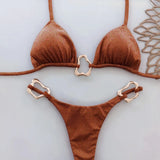 Bikini Aukso Bangos - Paplūdimio Mada l CAROL ERDVĖS MADA