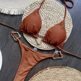 Bikini Aukso Bangos - Paplūdimio Mada l CAROL ERDVĖS MADA