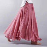 Velira Trousers & Bottoms Women Rožinė / M Kyoto tekstūruota maksi sijonas
