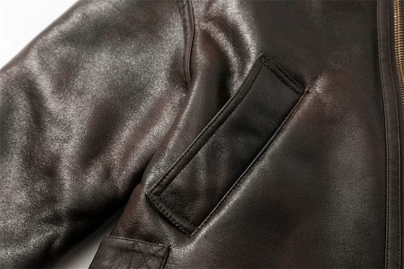 Velira Rio | Faux Shearling Leather Jacket Rio | Dirbtinio kailio odinė striukė