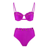 Bikinis su nuimamu petnešėlių Malibu - Paplūdimio mada l Velira