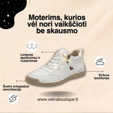 Mila – patogūs ortopediniai sportbačiai su šoniniu užtrauktuku