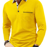Larsen™ | Klasikinis ilgomis rankovėmis polo marškinėliai