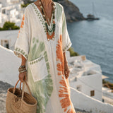 Caftan suknelė "Vivienne" – Poetinė akvarelė