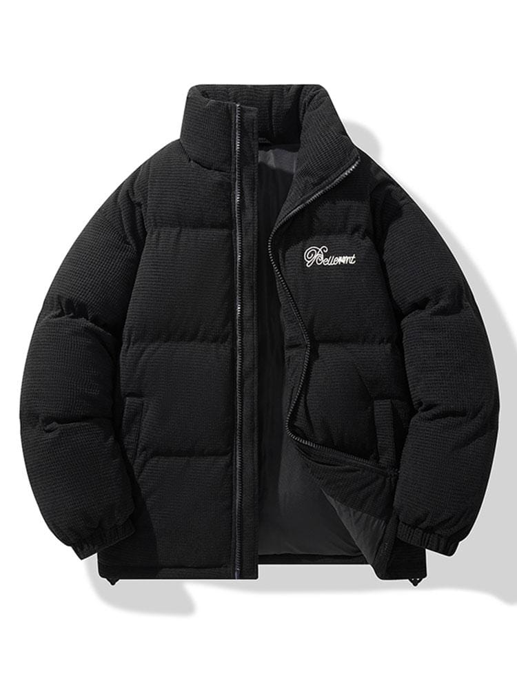Velira Coats & Jackets juoda / S Aksominis užtrauktukas pūkinis paltas