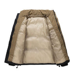 Velira Coats & Jackets Spalvų blokų pūkinė striukė