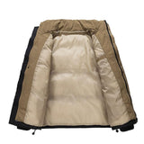 Velira Coats & Jackets Spalvų blokų pūkinė striukė