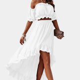LITHUA Balta / S Olivia | Off-shoulder komplektas