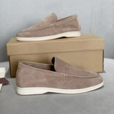 LITHUA Bežinė / 38 Šiuolaikiški Suede Loaferiai
