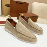 LITHUA Bežinė / 39 Klasikiniai Suede Loaferiai