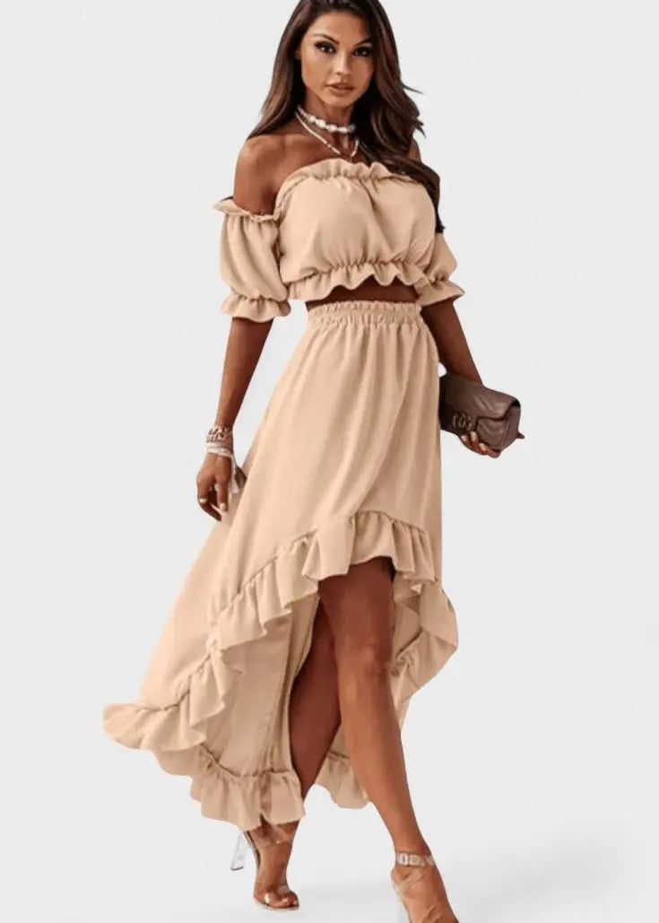 LITHUA Bežinė / S Olivia | Off-shoulder komplektas