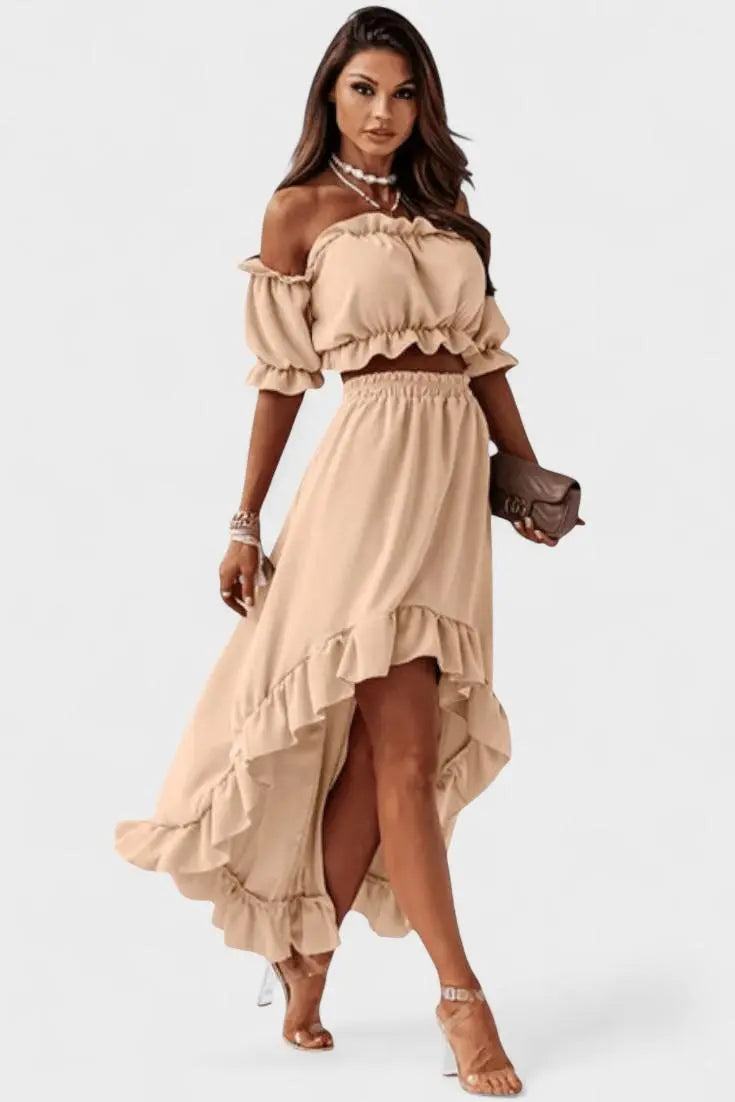 LITHUA Bežinė / S Olivia | Off-shoulder komplektas