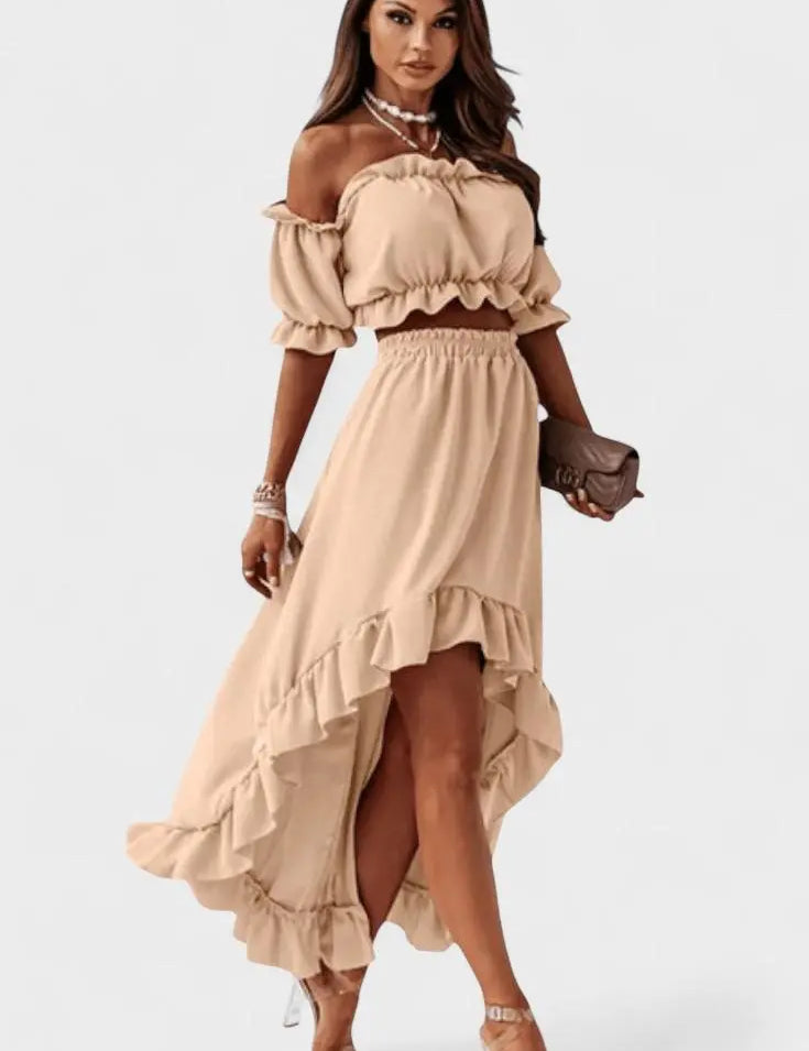 LITHUA Bežinė / S Olivia | Off-shoulder komplektas