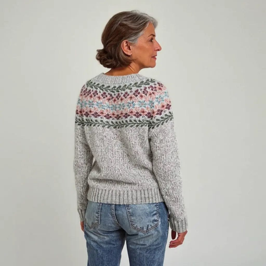 LITHUA Chelsea | Vintage Islandstrikpullover