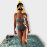 LITHUA Dulkėta žalia / S Amanda | Bikini
