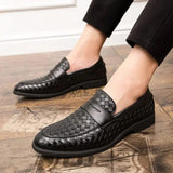 LITHUA Elegantiški Woven Loafers