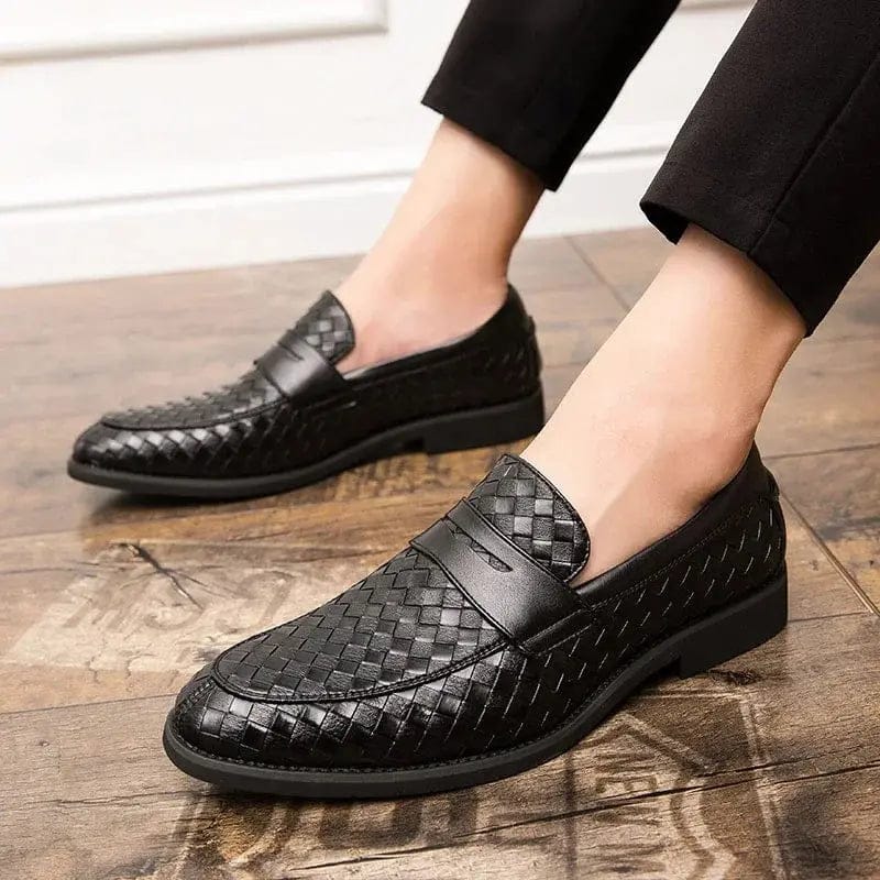 LITHUA Elegantiški Woven Loafers