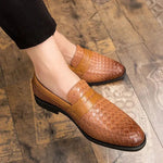 LITHUA Elegantiški Woven Loafers