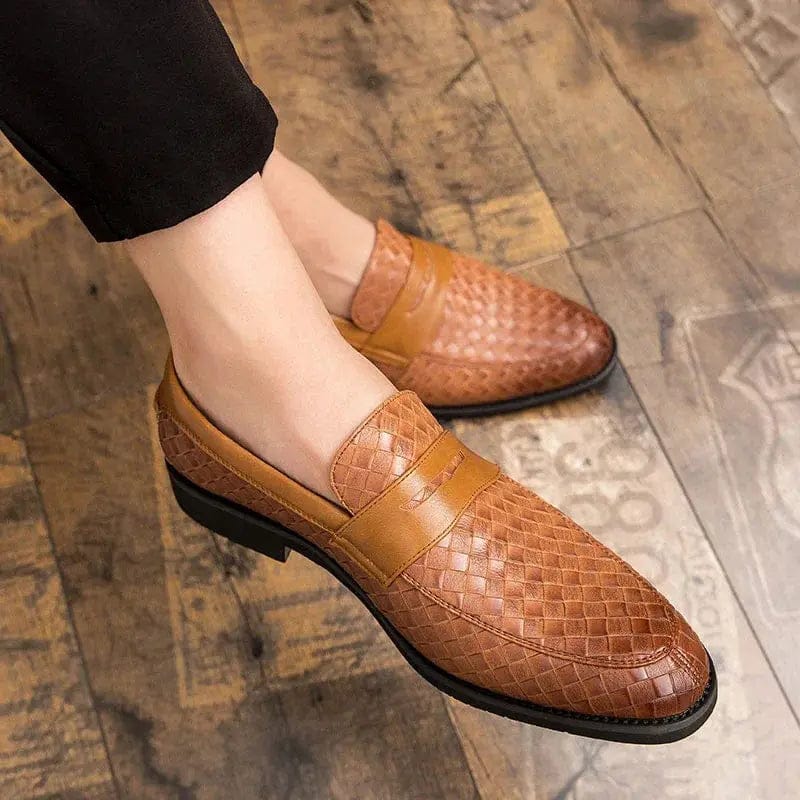 LITHUA Elegantiški Woven Loafers