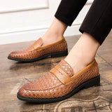 LITHUA Elegantiški Woven Loafers
