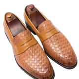 LITHUA Elegantiški Woven Loafers