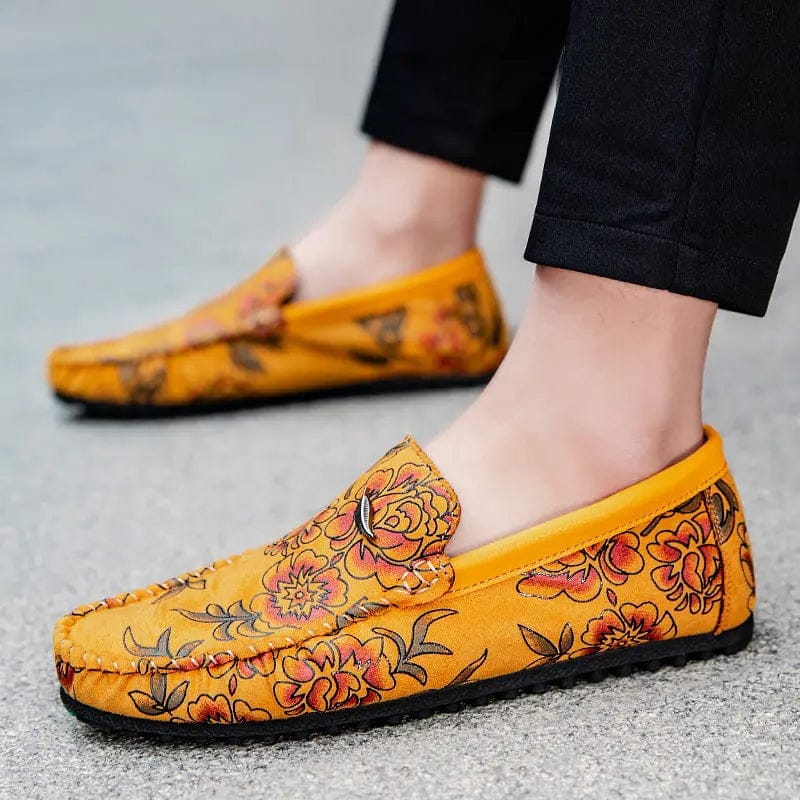 LITHUA Geltona / 38 Blomster Oda Loafers