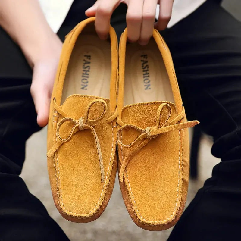 LITHUA Geltona / 38 Kasdieniai Suede Vasaros Loaferiai