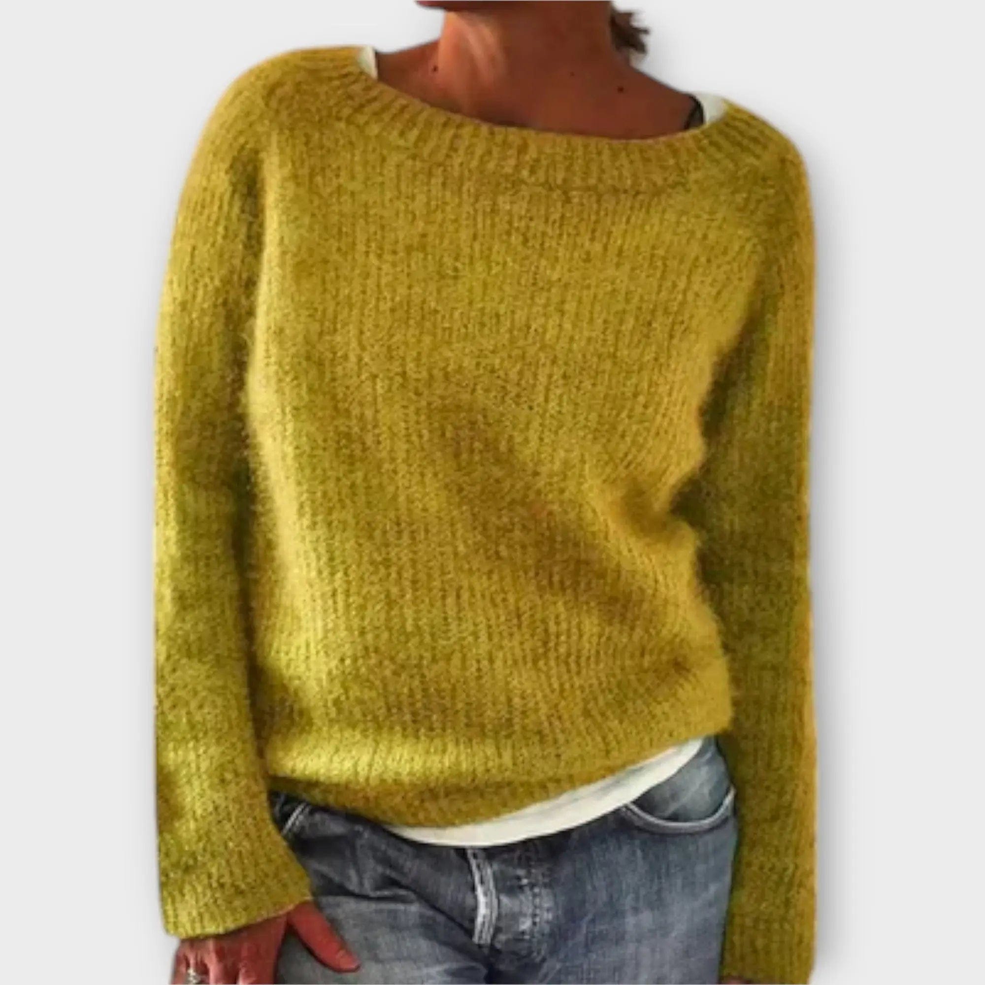 LITHUA Geltona / S Fiona | Vintage Islandpullover