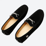 LITHUA Juoda / 35 Formentera Suede Loaferiai