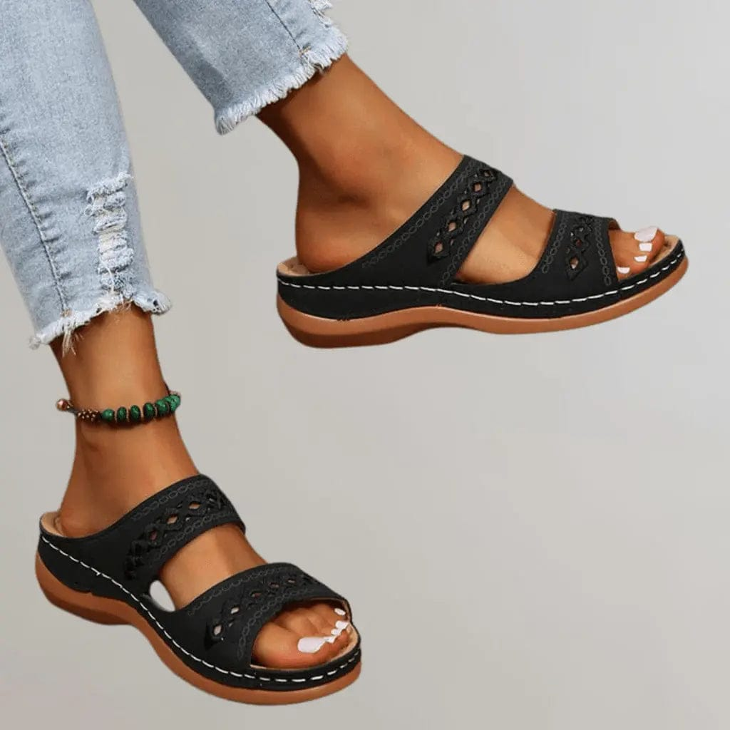 LITHUA Juoda / 35 Gry | Ortopediniai sandalai
