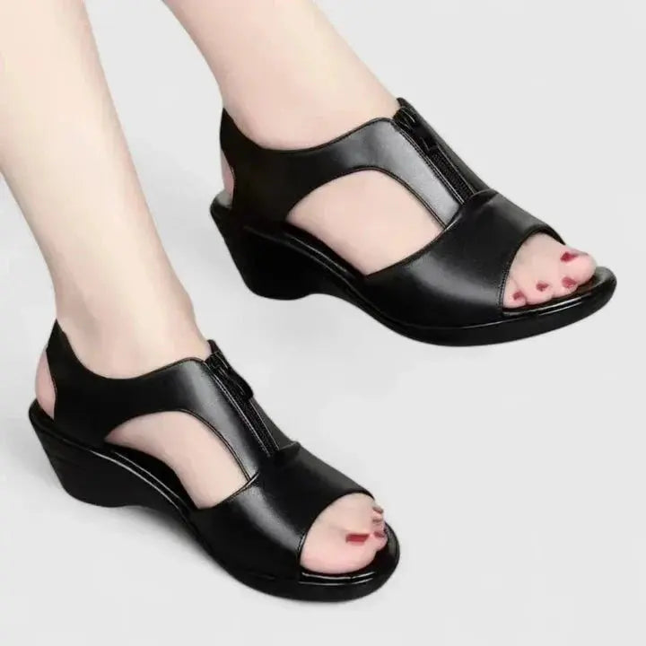 LITHUA Juoda / 36 Pernille | Elegantiški Sandalai