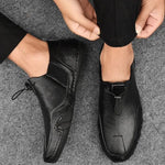 LITHUA Juoda / 37 Laurits™ | Odiniai Slip-Ons