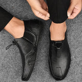 LITHUA Juoda / 37 Laurits™ | Odiniai Slip-Ons