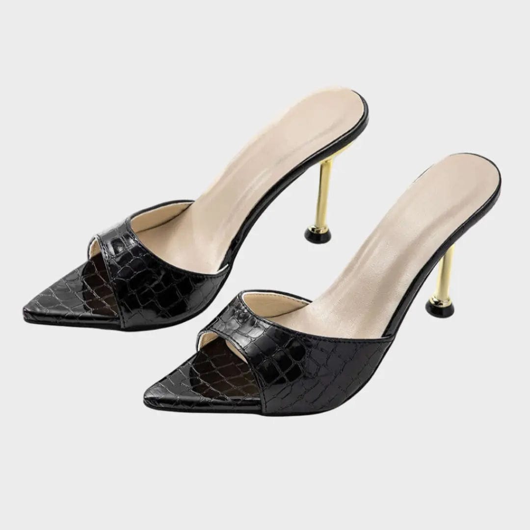 LITHUA Juoda / 37 Sidsel | Elegantiški Aukšti Kulniukai