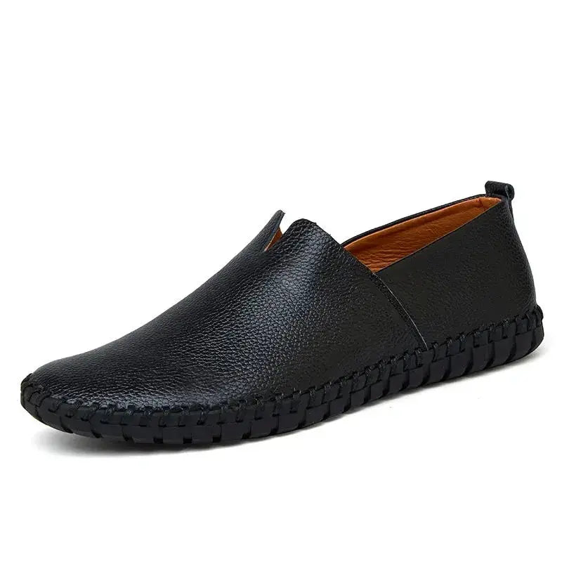 LITHUA Juoda / 38 Kvėpuojantys Odiniai Loafers