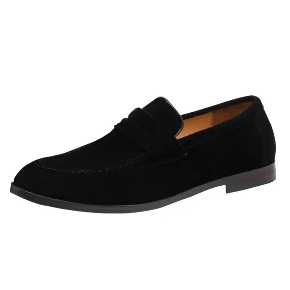 LITHUA Juoda / 38 Suede vasaros loaferiai