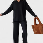 LITHUA Juoda / S Briony™ | Elegantiškas ir Patogus Lounge Komplektas