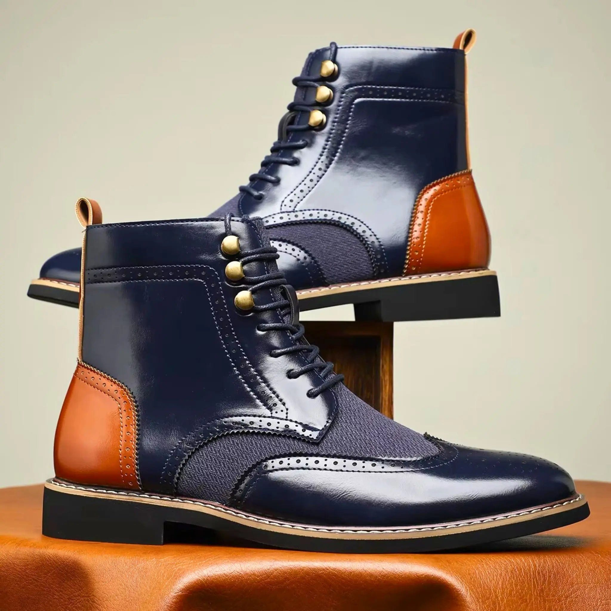 LITHUA Jūrinė mėlyna / 39.0 Lindberg™ | Brogue Batai