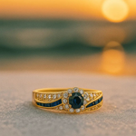 LITHUA Karla | Mėlynas zirkonio žiedas
