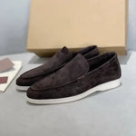 LITHUA Kava / 38 Šiuolaikiški Suede Loaferiai